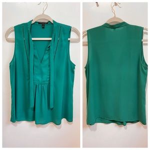 Banana Republic emerald Green top, size medium.